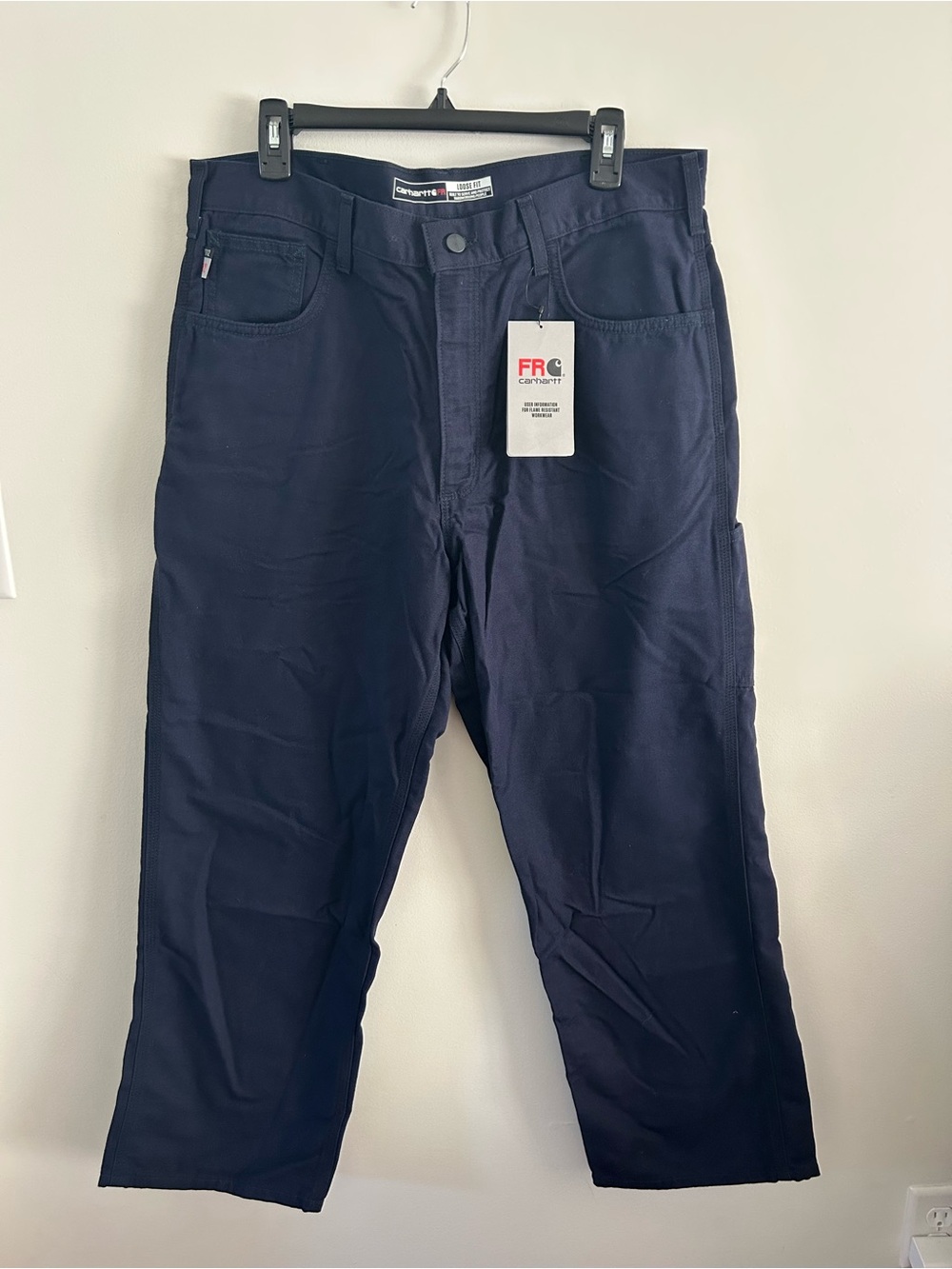 Carhartt BN0159-FRM Canvas Jeans Work Pants 36x30 Loose Fit Flame Resistant NWT